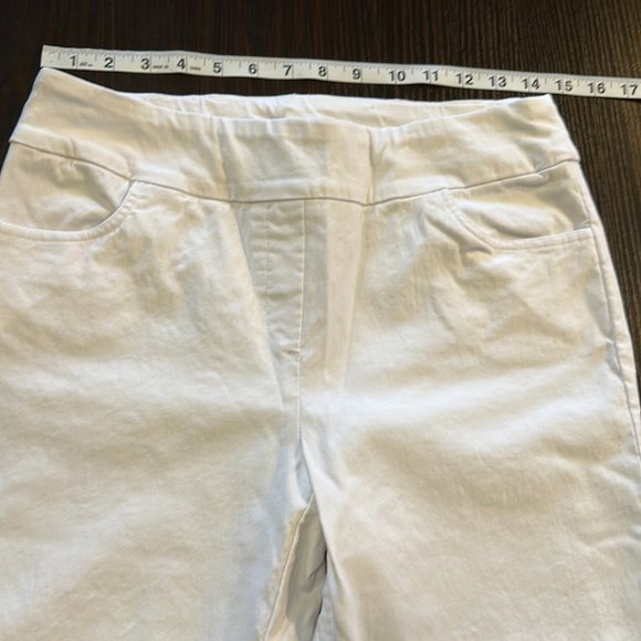 Tribal Women's White Croppped Pants Size 10 - Picture 12 of 14